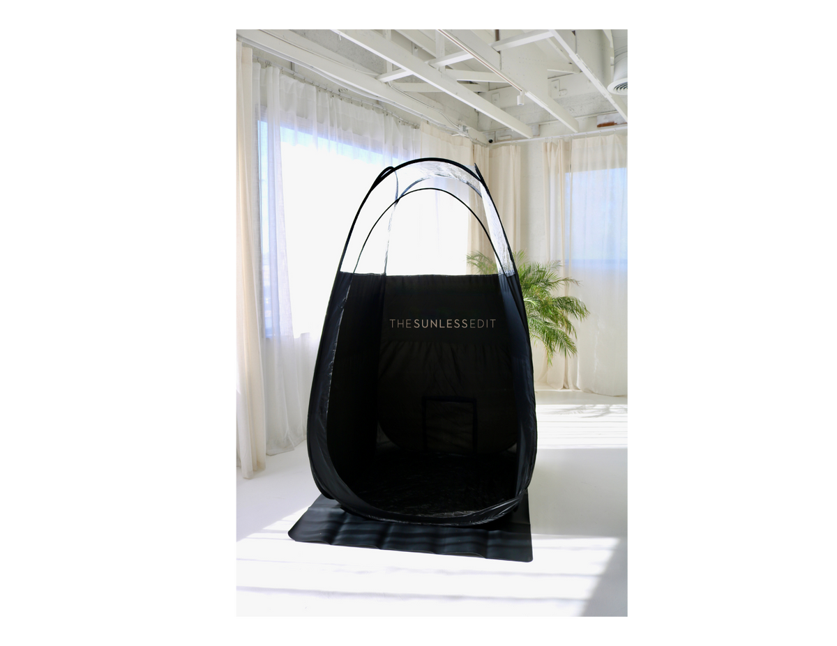 the glowmat mobile spray tan floor protector
